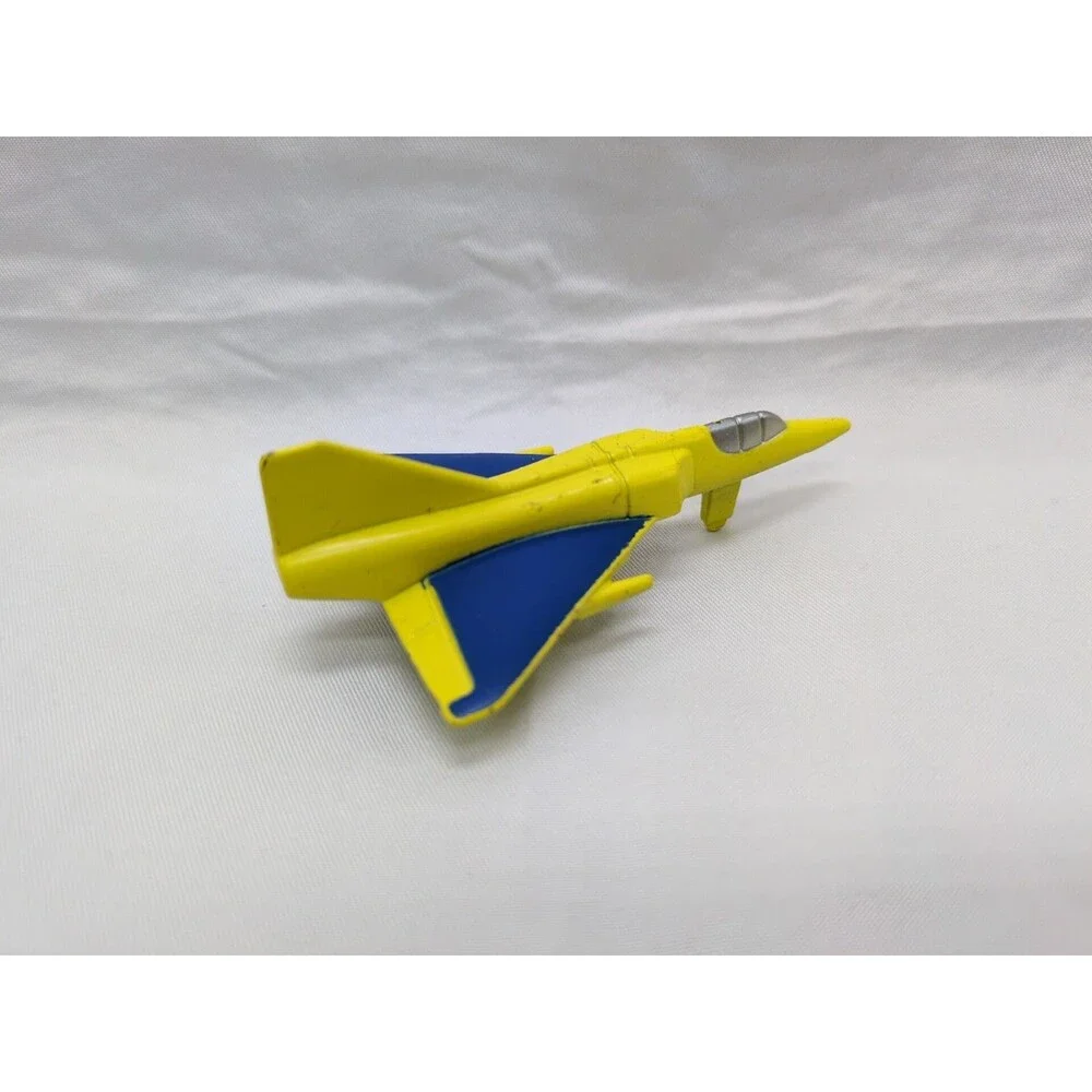 Yellow And Blue Military Fighter Diecast Plane 3
